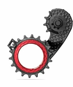 AbsoluteBlack HOLLOWcage Pulleyhjul Shimano R8000/R9100 Sort/Rød