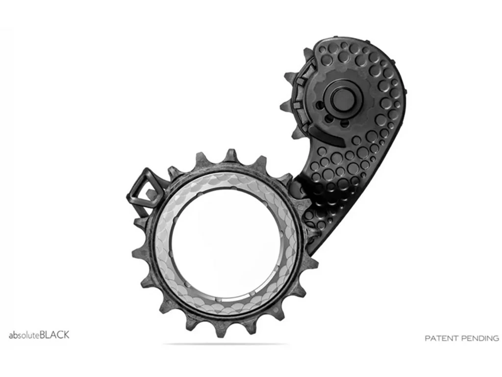 AbsoluteBlack HOLLOWcage Pulleyhjul Shimano R8000/R9100 Sort/Sølv 1 AbsoluteBlack HOLLOWcage Pulleyhjul Shimano R8000/R9100 Sort/Sølv