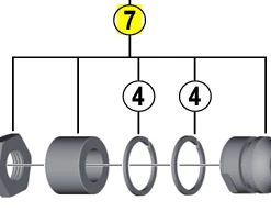 Shimano Låsemøtrik Til FH-T3000