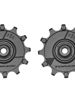 Token Pulleyhjul 12 Tands Pulleyhjul Til MTB Sort